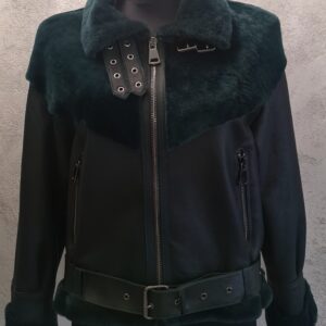 Kożuch damski naturalny Green