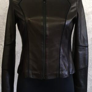 Kurtka skórzana damska typu ,,bluzka"